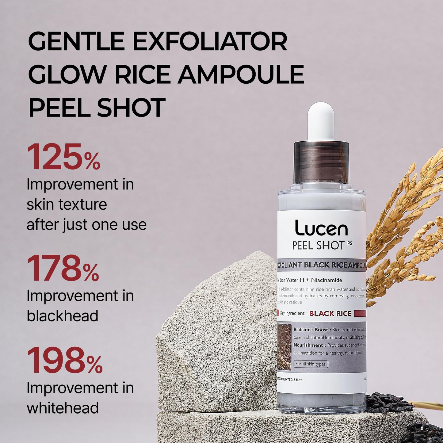 Peel Shot Glow – Black Rice Ampoule